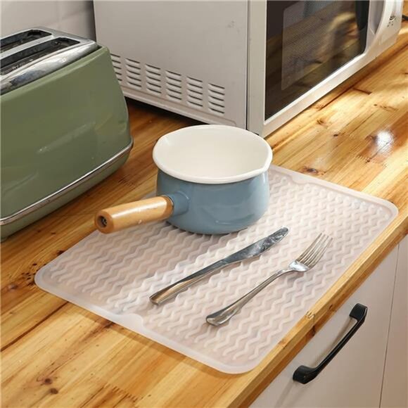 Silicone DishDrying Mat for Multiple Usage,Easyclean,Eco-friendly,Heat-resistant - Picture 5 of 7